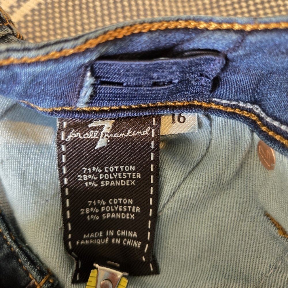 Seven For All Mankind Youth Slimmy Jean 16 Boy Adjustable Waist Soft Comfy EUC - Picture 5 of 7